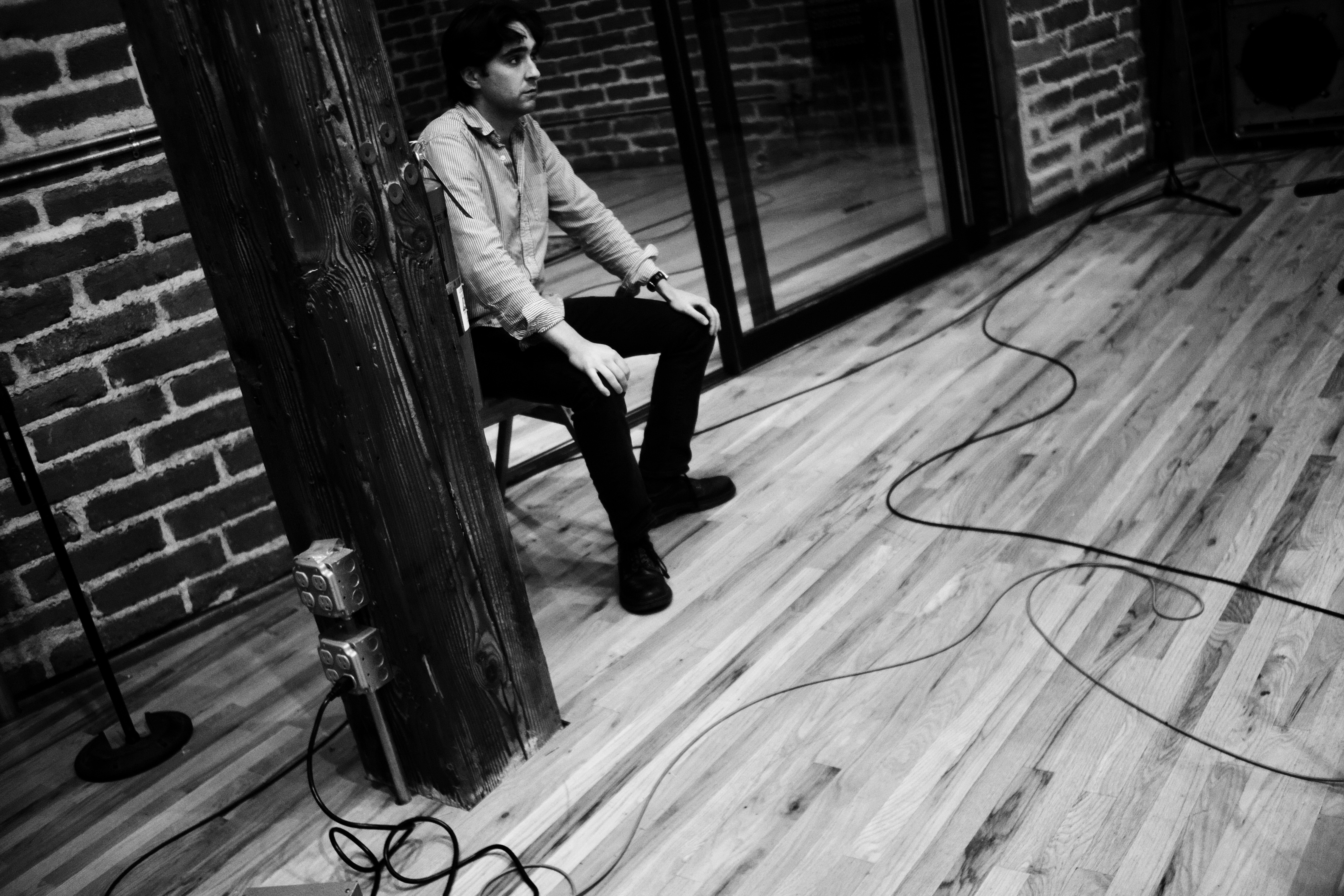 Andy in studio. Photo by Mikel Patrick Avery.